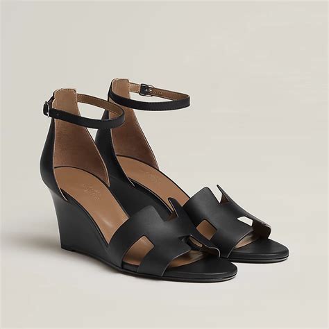 hermes femme legend sandals|hermes block heel sandals.